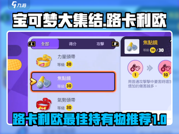 宝可梦大集结🔥路卡利欧最强道具搭配✨截图1