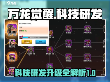 万龙觉醒🔥科技研发急速升级攻略💎截图1