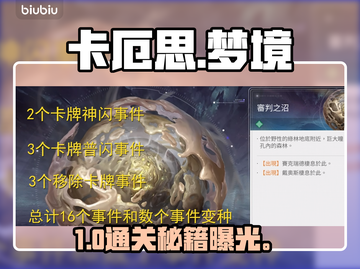 🔥卡厄思梦境审判之沼速通秘籍💥截图1