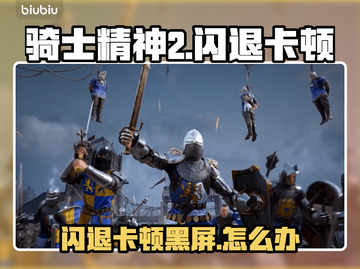 🎮《骑士精神2》闪退卡顿？一招解决黑屏问题！截图1