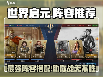 世界启元🔥最强阵容推荐，助你称霸游戏✨截图1