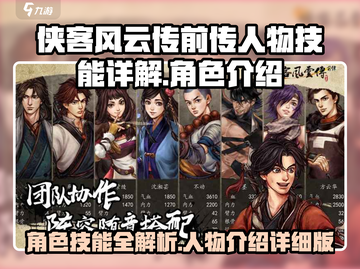 侠客风云传前传手机版🌟人物技能全解析！截图1