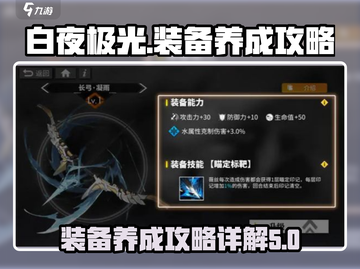 白夜极光装备养成全流程🔥助你轻松上分！截图1