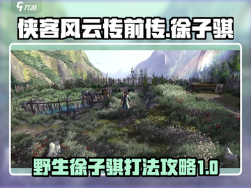 侠客风云传前传🔥野生徐子骐打法攻略💡截图1