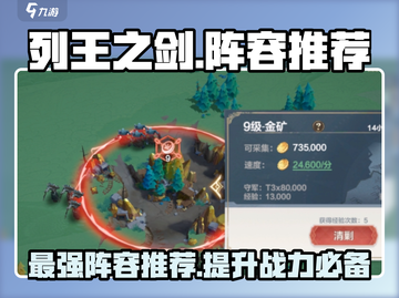 列王之剑🔥最强阵容推荐，轻松制胜的秘籍在这里！截图1