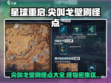星球重启⚡尖叫戈壁怪物超多刷怪点🔥快来看看！截图1