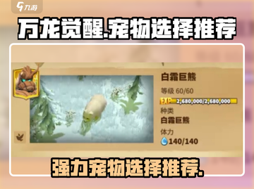 万龙觉醒🔥宠物最强选择推荐！💡截图1