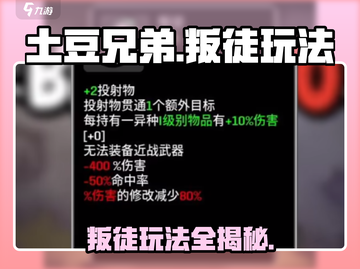 土豆兄弟叛徒玩法🔥游戏名必备技巧⚡截图1