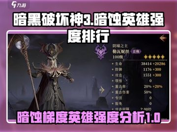 暗黑破坏神：最强🔥暗蚀英雄排行揭秘！截图1