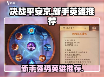 决战平安京🔥新手必玩强势英雄推荐！截图1