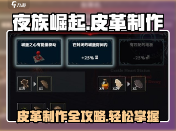 夜族崛起🔥皮革制作大揭秘！轻松上手💯截图1