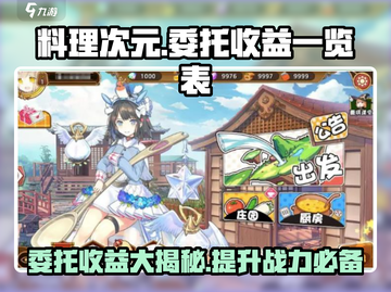 料理次元🔥委托收益大公开！玩家必看⚡截图1