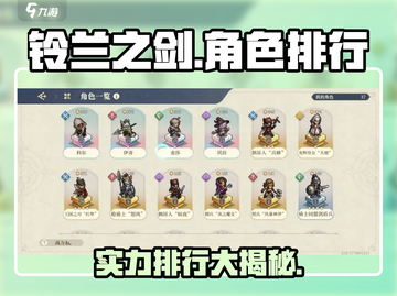 铃兰之剑🔥角色排行曝光，最强阵容在这里！截图1