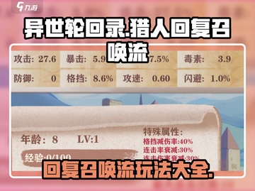 异世轮回录：猎人回复召唤流🔥超强玩法攻略来啦！截图1