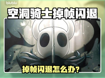 🎮空洞骑士掉帧闪退？紧急解决攻略来啦！截图1