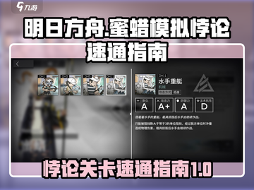 明日方舟蜜蜡模拟悖论🔥速通秘籍💎截图1