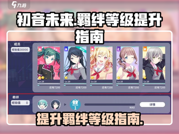 初音未来缤纷舞台🔥牵绊等级提升秘籍✨截图1