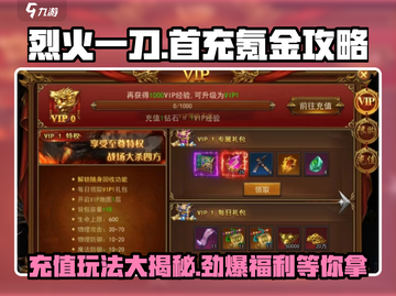 烈火一刀💥首充翻倍，超值氪金攻略来了！🔥截图1