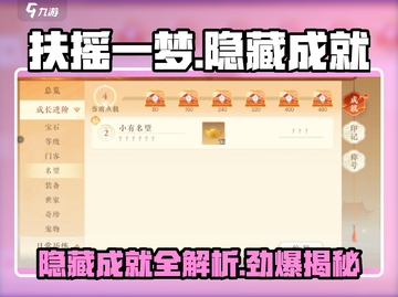扶摇一梦✨隐藏成就全攻略，玩家必看！截图1