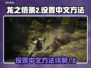 龙之信条2🔥中文设置全攻略！