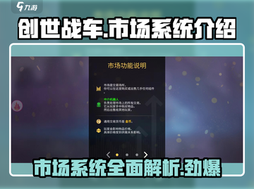 创世战车市场🔥系统介绍，玩家必看！截图1
