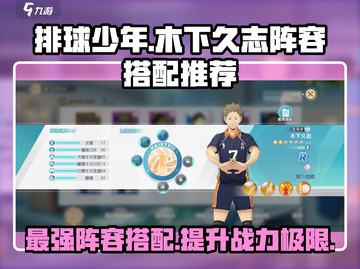 排球少年手游🔥木下久志最强阵容搭配🌟截图1
