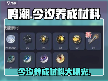 鸣潮🔥今汐养成材料大揭秘！玩家必看💎截图1