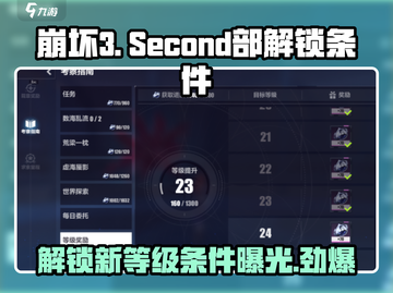 崩坏3第二部🔥等级解锁条件全攻略来啦！🎉截图1