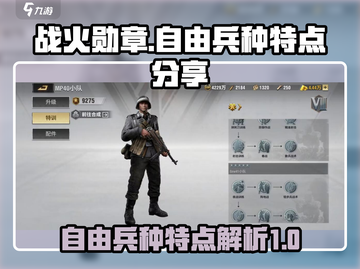 战火勋章🔥自由兵种超详细特点分享！🎮截图1
