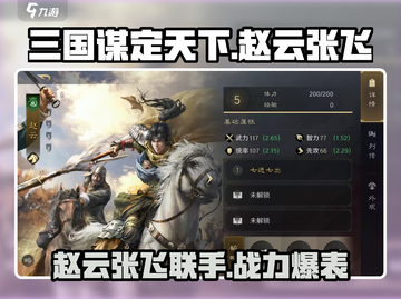 三国谋定天下🔥赵云张飞武将评测💥截图1