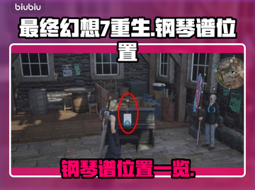 最终幻想7重生钢琴谱📍具体位置大曝光！截图1
