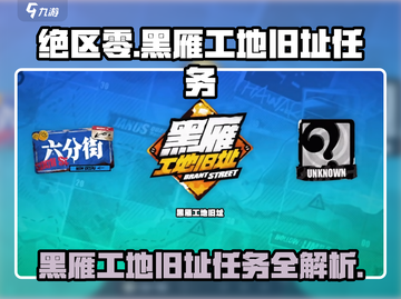 绝区零🔥黑雁工地旧址任务攻略与介绍✨截图1