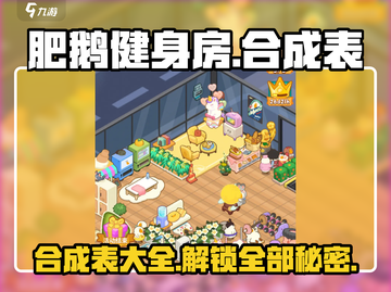 肥鹅健身房🔥合成表大揭秘！玩转游戏就靠它 😉截图1