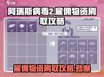 阿瑞斯病毒2⚡雇佣物资刷取攻略，快速获取秘籍！截图1