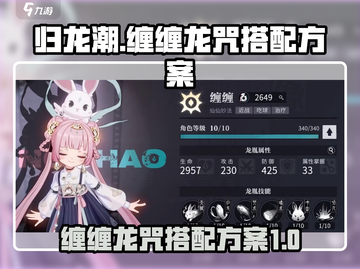 归龙潮缠缠龙咒搭配🔥最强选择攻略来啦！截图1