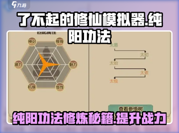了不起的修仙模拟器🔥纯阳功法修炼攻略来啦！截图1