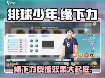 排球少年手游缘下力🔥强力球员效果揭秘❗截图1
