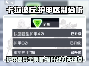 卡拉彼丘💥护甲差异全解析！装备选择不再迷茫✨截图1