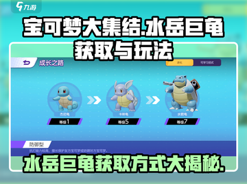 《宝可梦大集结》水岳巨龟获取秘籍🔥杰尼龟玩法大公开！截图1