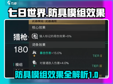 七日世界🔥防具模组效果大全，玩家必看！截图1