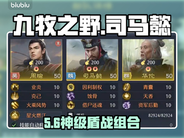 【九牧之野】司马懿火毒盾🔥逆天改命截图1