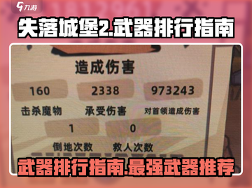 失落城堡2🔥最强武器排行手游党必看！截图1