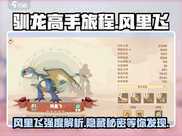 驯龙高手旅程🔥风里飞强度解析，必看秘籍！截图1