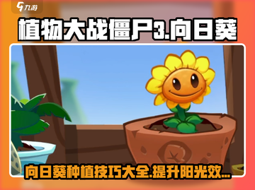 植物大战僵尸3🔥向日葵使用攻略来啦！💰截图1