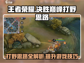 王者荣耀😎决胜巅峰打野思路攻略来了！截图1