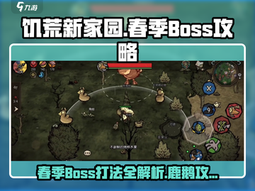 饥荒新家园🔥春季Boss鹿鹅打法攻略✨截图1