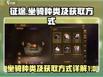 《原始征途》坐骑大揭秘🔥游戏党必看！截图1