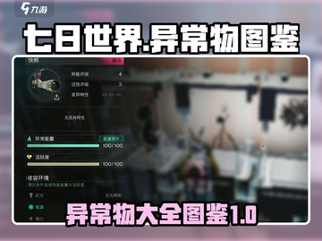 七日世界🔥异常物大全来了！快收图鉴🚀截图1