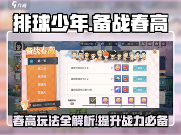 排球少年手游🔥备战春高玩法全揭秘！🎉截图1