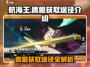 航海王壮志雄心：鹰眼获取全攻略🔥截图1
